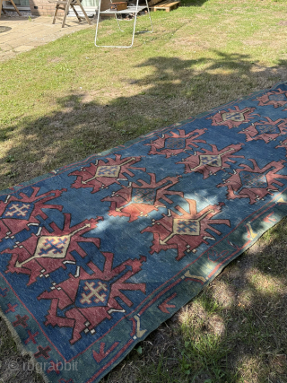 Fantastisch antique 1830
Kuba kelim flatweave
                            