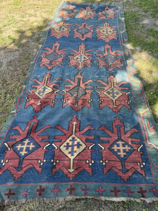 Fantastisch antique 1830
Kuba kelim flatweave
                            