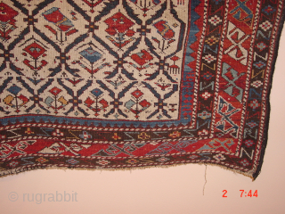 GORGEOUS FINE 1870 ANTIQUE CAUCASIAN MARASALI PRAYER RUG
some wear, no repairs, no holes, no stains, very fine quality, 
122x140cm
4.1x4.7ft              