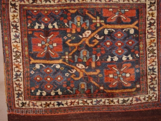 beautiful 1880 antique afshar bag, complete, some minor low pile, no stains, no repairs, fabulous natural colors
the whole measures 74x124cm  2.5x4.1ft           