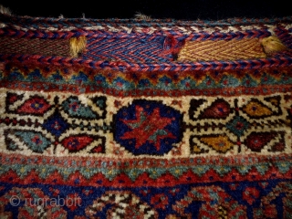 Nomad Afshar Boteh
Size: 67x59cm (2.2x2.0ft)
Natural colors, made in circa 1910                       