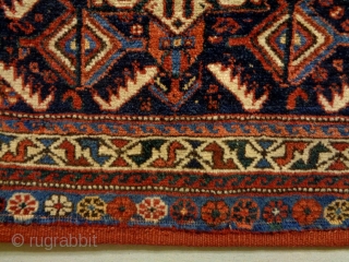 19th Century Fine Kamseh Bagface
Size: 73x71cm (2.4x2.4ft)
Natural colors                         