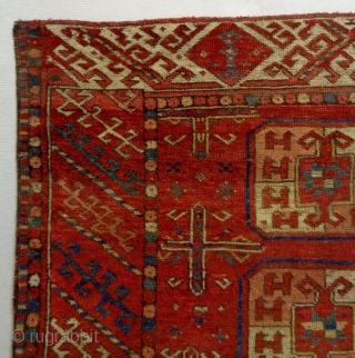 1850 Turkmen Fragment
size: 102x102cm (3.4x3.4ft)
Natural colors                           