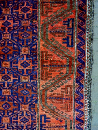 Fine Baluch
Size: 92x165cm
Natural colors, made in period 1910                         