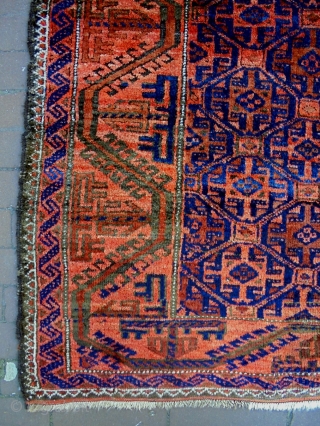 Fine Baluch
Size: 92x165cm
Natural colors, made in period 1910                         