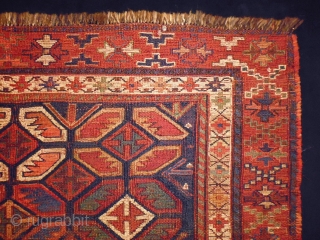 1880 Shaksafan Soumakh Mafrash
Size: 83x46cm (2.8x1.5ft)
Natural colors                          