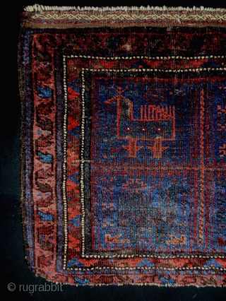 Baluch Bagface
Size: 63x47cm (2.1x1.6ft)
Natural colors, made in circa 1910                        
