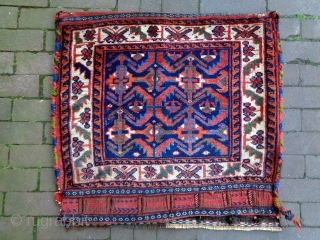 Kurd Bag Complete
Size: 67x61cm (2.2x2.0ft)
Natural colors, made in circa 1910                       