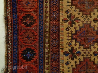 Turkish Knot Baluch
Size: 96x165cm
Natural colors, camel hair, made in period 1910                      