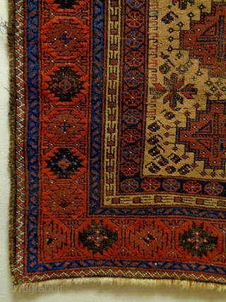 Turkish Knot Baluch
Size: 96x165cm
Natural colors, camel hair, made in period 1910                      