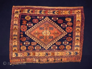 Afshar Bagface
Size: 76x58cm (2.5x1.9ft)
Natural colors, made in circa 1910                        