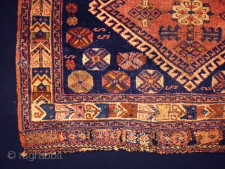 Afshar Bagface
Size: 76x58cm (2.5x1.9ft)
Natural colors, made in circa 1910                        