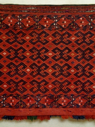 Very Fine Universal Design Uzbekh Soumakh Torba
Size: 109x52cm 
made in circa 1910/20                     