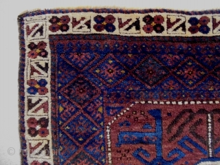 Baluch Bagface
Size: 82x62cm
Natural colors, made in period 1910                         