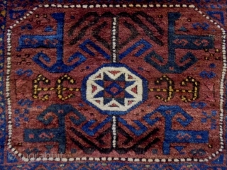 Baluch Bagface
Size: 82x62cm
Natural colors, made in period 1910                         