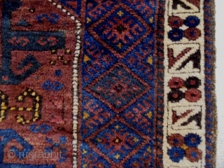 Baluch Bagface
Size: 82x62cm
Natural colors, made in period 1910                         