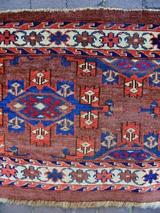 1870/80 Very Fine Turkmen Torba
Size: 91x36cm
Natural colors                          