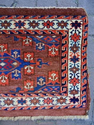 1870/80 Very Fine Turkmen Torba
Size: 91x36cm
Natural colors                          