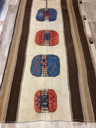 Konya Camel sack
1880
Naturel root dye
Width 180 cm
Height 140 cm
Fragment panel
Shipping fee included
gunduzhali88@gmail.com