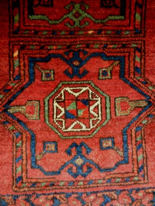 Special Ersari
Size: 104x155cm (3.5x5.2ft)
Natural colors, made in circa 1910/20, there are two moth bites (see pic. 11 and 12)              