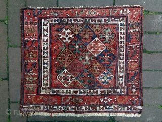 1880 Shasafan Soumakh Fragment
Size: 40x45cm (1.3x1.5ft)
Natural colors                          