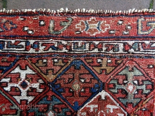 1880 Shasafan Soumakh Fragment
Size: 40x45cm (1.3x1.5ft)
Natural colors                          