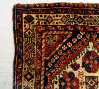 Luri/Qasqhay Bagface
Size: 62x60cm
Natural colors, made in circa 1910                         