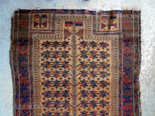 Baluch Prayer Rug
Size: 83x143cm
Natural colors, made in period 1910                        