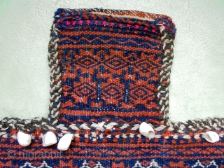 Tribal Soumakh Namakan Baluch Saltbag
Size: 50x56cm
Made in period 1920/30                        