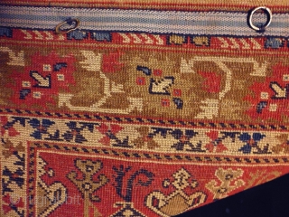 Ushak?tuduc rug
Size: 135x190cm (4.5x6.3ft)
 made in circa 1920, it is used to be hanged up
                  