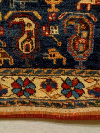 Fine Afshar
Size: 74x53cm
Natural colors, made in circa 1910/20                         