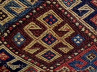 19th Century Jaf Kurd Soumakh
Size: 102x52cm
Natural colors, there are old repair at the right bottom corner.
                 