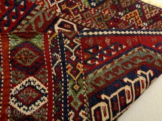 Malatya Kelim Bagface
Size: 71x76cm (2.4x2.5ft)
Natural colors, made in circa 1910/20                       