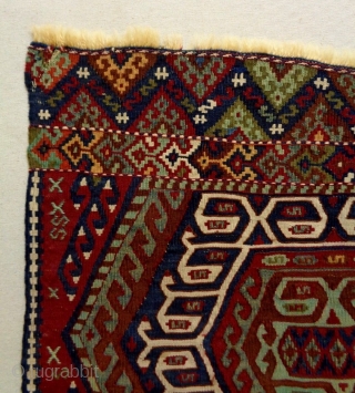Malatya Kelim Bagface
Size: 71x76cm (2.4x2.5ft)
Natural colors, made in circa 1910/20                       