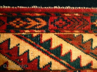 Turkmen Fragment
Size: 39x24cm (1.3x0.8ft)
Natural colors (except one of the red color is probably not natural, see picture 7), it is made in circa 1910         