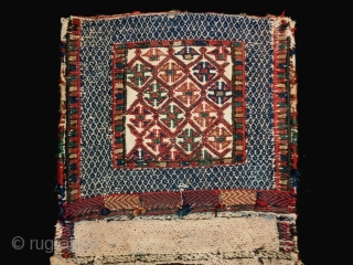 Baluch Soumakh Korjin
Size: 42x79cm (1.4x2.6ft)
Natural colors, made in circa 1910                       