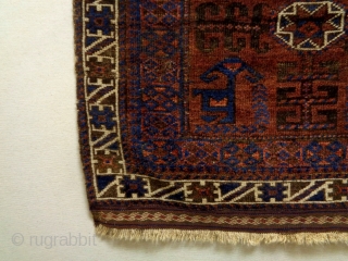 Fine Baluch Bagface
Size: 83x75cm
Natural colors, mad in circa 1910                        