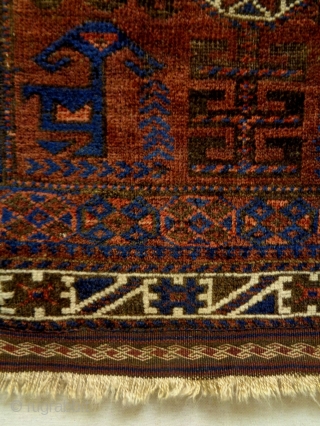 Fine Baluch Bagface
Size: 83x75cm
Natural colors, mad in circa 1910                        