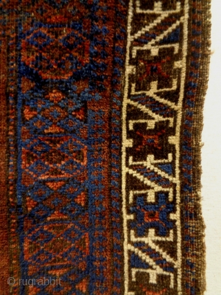 Fine Baluch Bagface
Size: 83x75cm
Natural colors, mad in circa 1910                        