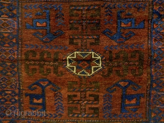 Fine Baluch Bagface
Size: 83x75cm
Natural colors, mad in circa 1910                        