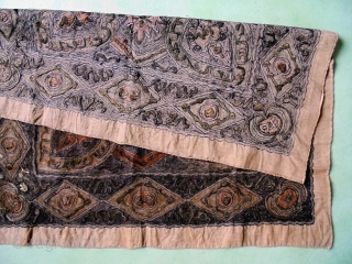 Ottoman Textile
Size: 92x90cm
Silver thread, made in period 1920                         