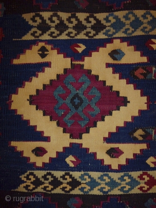 19th Century Twin Malatya Kilim
Size: 79x317cm (2.6x10.6ft)
Natural colors, they are used to be hanged up                  