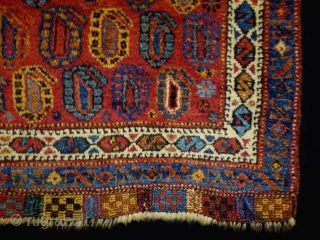 Afshar Boteh
Size: 79x58cm (2.6x1.9ft)
Natural colors, full pile, made in circa 1910                      