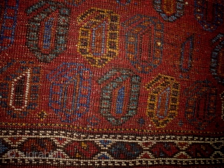 Afshar Boteh
Size: 79x58cm (2.6x1.9ft)
Natural colors, full pile, made in circa 1910                      