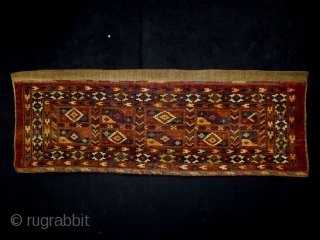 Turkmen Torba
Size: 115x40cm (3.8x1.3ft)
Natural colors, made in circa 1910                        