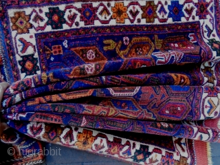Afshar Bagface
Size: 94x65cm
Natural colors, made in period 1910                         