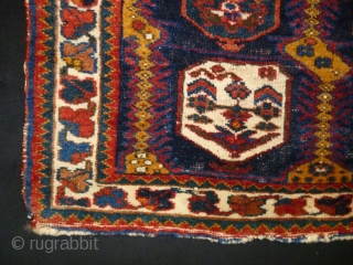 Afshar Bagface
Size: 69x50cm (2.3x1.7ft)
Natural colors, circa 80-90 years old                        
