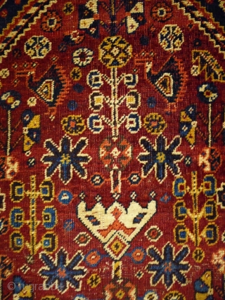 Universal Design Kashkuli/Qasqhay
Size: 83x100cm (2.8x3.3ft)
Natural colors, made in circa 1910                       