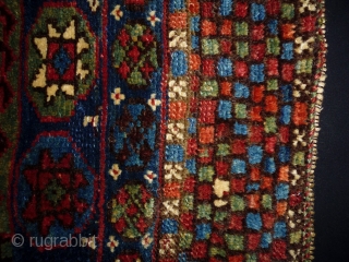 Kurd Bagface
Size: 58x68cm (1.9x2.3ft)
Natural colors, made in circa 1910, there is an old repair at the top right corner.              