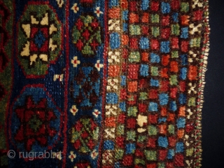 Kurd Bagface
Size: 58x68cm (1.9x2.3ft)
Natural colors, made in circa 1910, there is an old repair at the top right corner.              